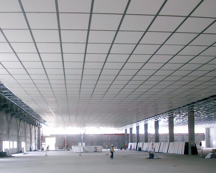 An image of the interior of a building mid construction.